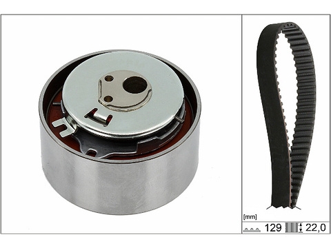 INA 530046210 Комплект ГРМ FIAT/ALFA ROMEO/LANCIA/FORD 1.2/1.4 1999 => (ролик 1шт+ремень 129x22)