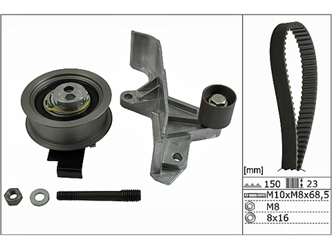 INA 530054610 Комплект ремня ГРМ AUDI A4/A6/VW PASSAT B5 1.8T-2.0
