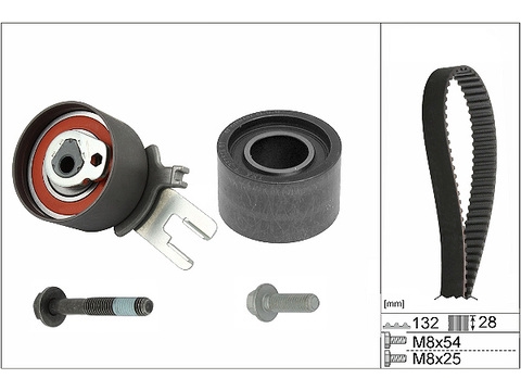 INA 530058210 Комплект ГРМ Volvo 2.4D D5244T Z=132*28  01-