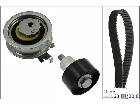 INA 530059210 Комплект ГРМ AUDI/VW 1.0-1.6TSI 2012 => (ролик 2шт+ремень 163x20)
