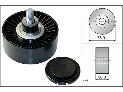 INA 532075110 Ролик ремня приводного BMW E90 3.0