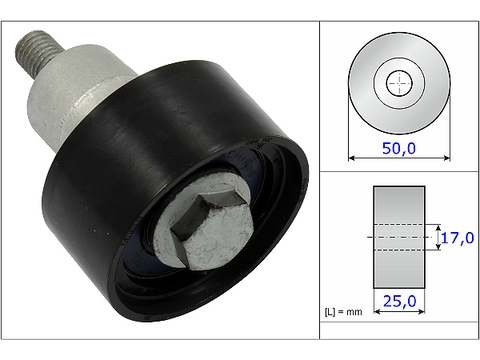 INA 532075310 Ролик ремня ГРМ AUDI/VW 1.0/1.2/1.4TSI 2012 =>