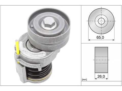 INA 534034610 Ролик приводного ремня Audi VW 1.4TSI 06>