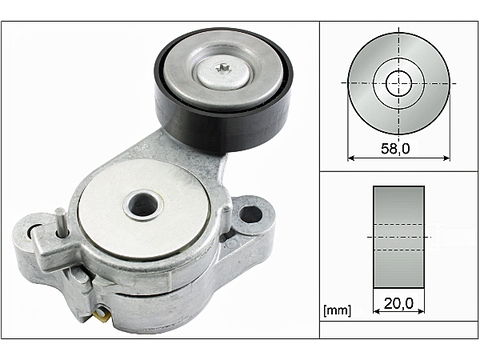 INA 534039610 Ролик приводного ремня Seat. Skoda. VW  1.4FSI/TSI 16V 05>