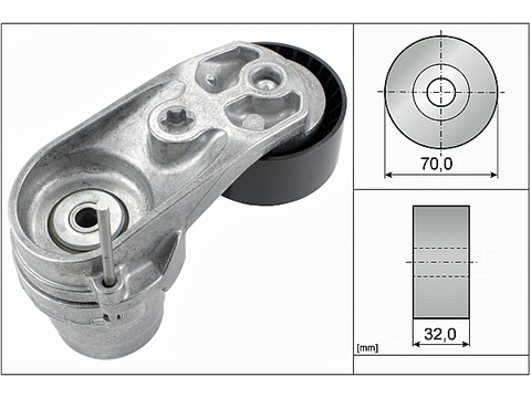 INA 534043310 Натяжитель приводного ремня BMW 35i/40i 2012-