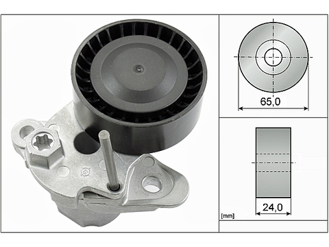 INA 534048010 Ролик руч.ремня AUDI/VW