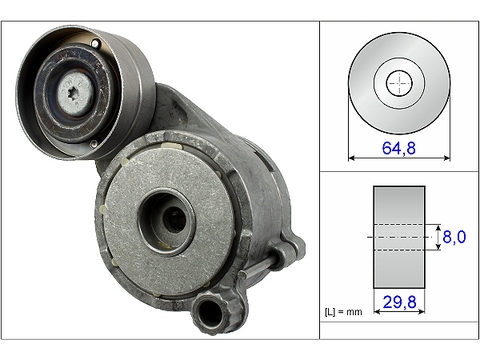 INA 534050610 Натяжитель ремня MERCEDES E300/350CDI W212, SPRINTER (906) 534050610