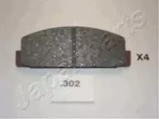 JAPANPARTS PP302AF Колодки тормозные дисковые, комплект | зад |