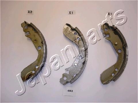 JAPANPARTS GF493AF Колодки торм.бар.HONDA JAZZ 1.2-1.4 03.02-12.03 (180x32)