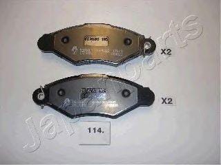 JAPANPARTS PA114AF Колодки торм.пер.