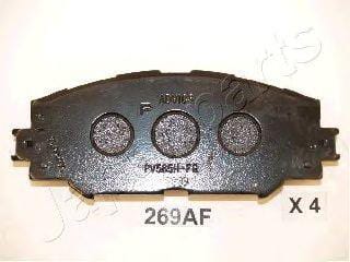 JAPANPARTS PA269AF Колодки тормозные дисковые, комплект | перед |