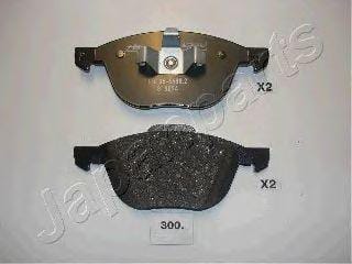 JAPANPARTS PA300AF Колодки тормозные дисковые, комплект | перед |