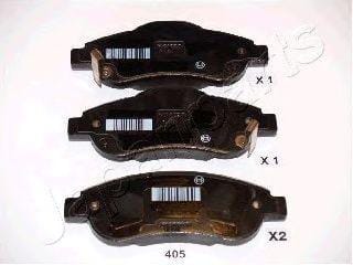JAPANPARTS PA405AF Колодки тормозные дисковые, комплект | перед |