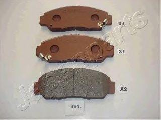 JAPANPARTS PA491AF Колодки торм.пер.