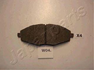 JAPANPARTS PAW04AF Колодки тормозные DAEWOO LANOS/MATIZ SOHC передние