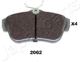 JAPANPARTS PP2002AF Колодки тормозные CITROEN JUMPY/FIAT SCUDO/PEUGEOT EXPERT 07- задние
