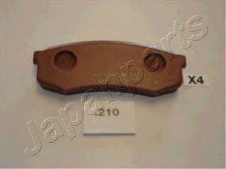 JAPANPARTS PP210AF Колодки тормозные дисковые, комплект | зад |