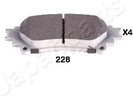 JAPANPARTS PP228AF Колодки торм.зад.