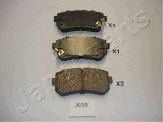 JAPANPARTS PPK09AF Колодки тормозные дисковые | зад |