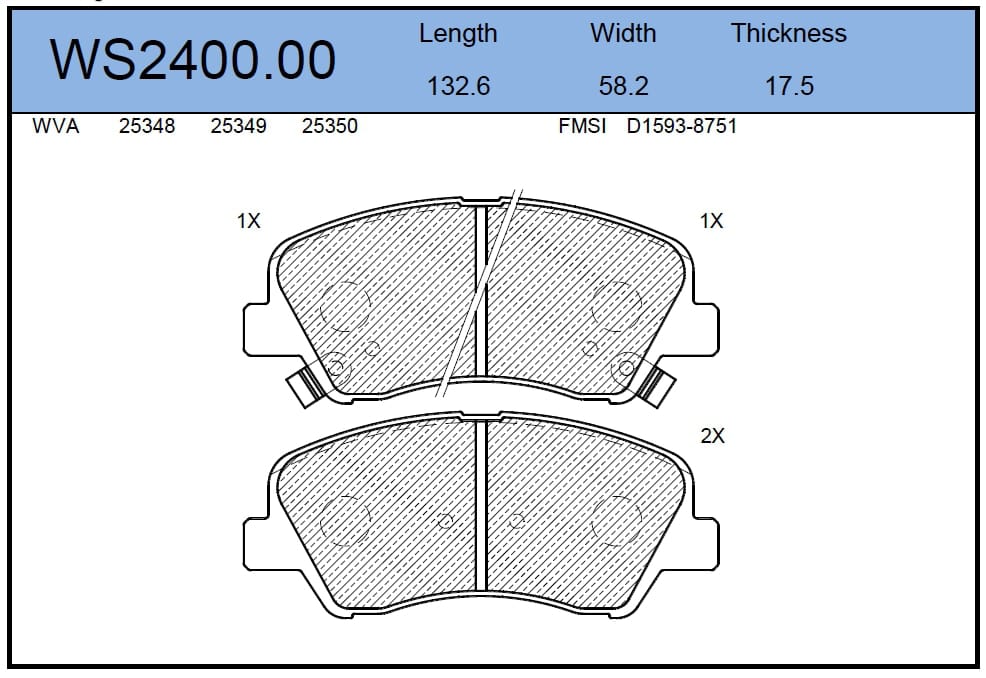JEENICE WS240000 Колодки тормозные дисковые | перед | Солярис - 1