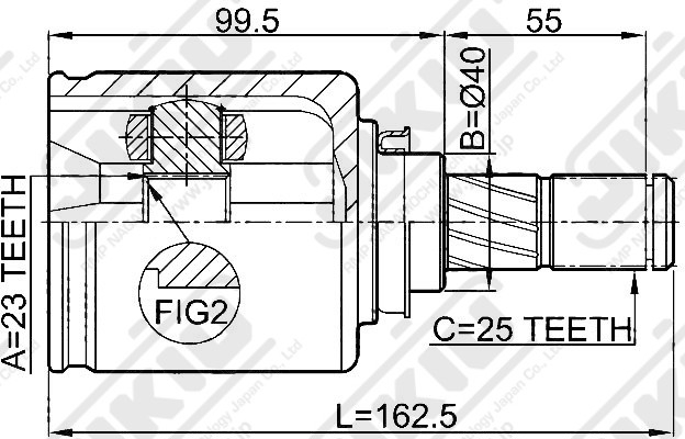 JIKIU JC22092 ШРУС