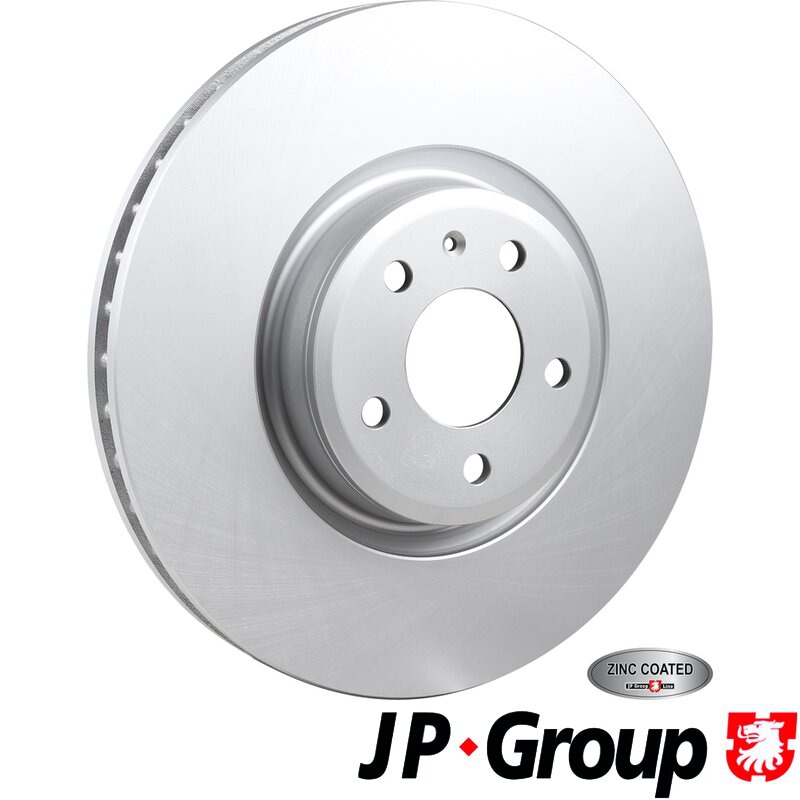 JP GROUP 1163114200 Диск тормозной AUDI Q5 16-/Q7 15-/VW TOUAREG 18- передний вент. D 349мм.