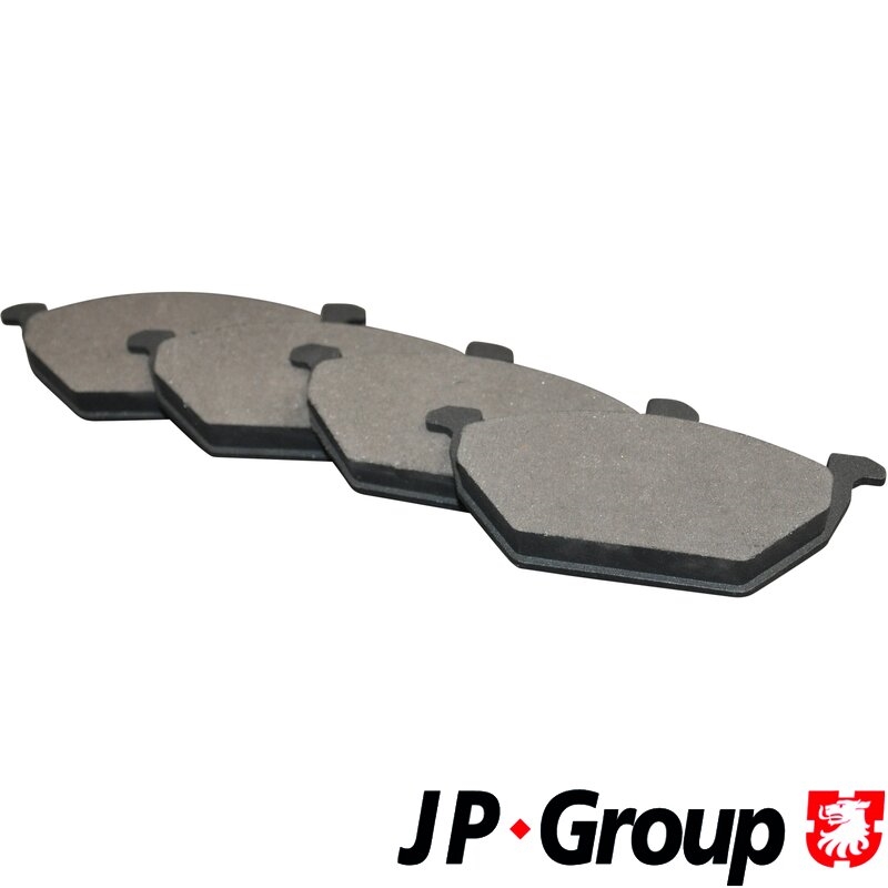 JP GROUP 1163600910 Колодки тормозные AUDI A3 97>/VW G4/SKODA OCTAVIA 97>09 1.4/1.6/1.8 передние