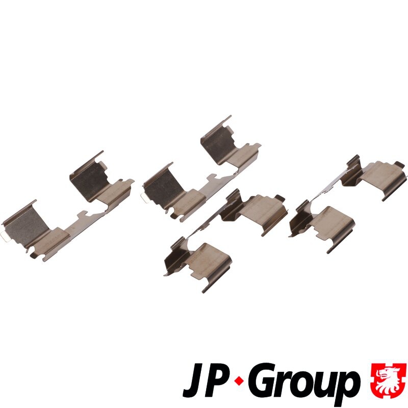 JP GROUP 1163651510 Комплект установочный тормозных колодок MB SPRINTER 06- пер. (4 шт.)