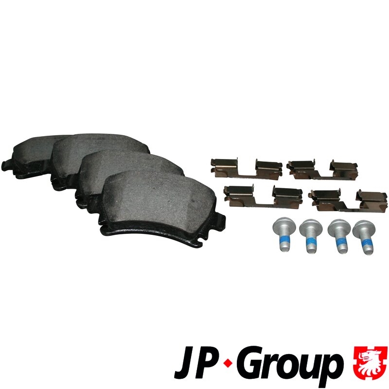 JP GROUP 1163705410 Колодки тормозные AUDI 96-/CITROEN 99-/RENAULT 98-/PEUGEOT 00-/VW 95- задние