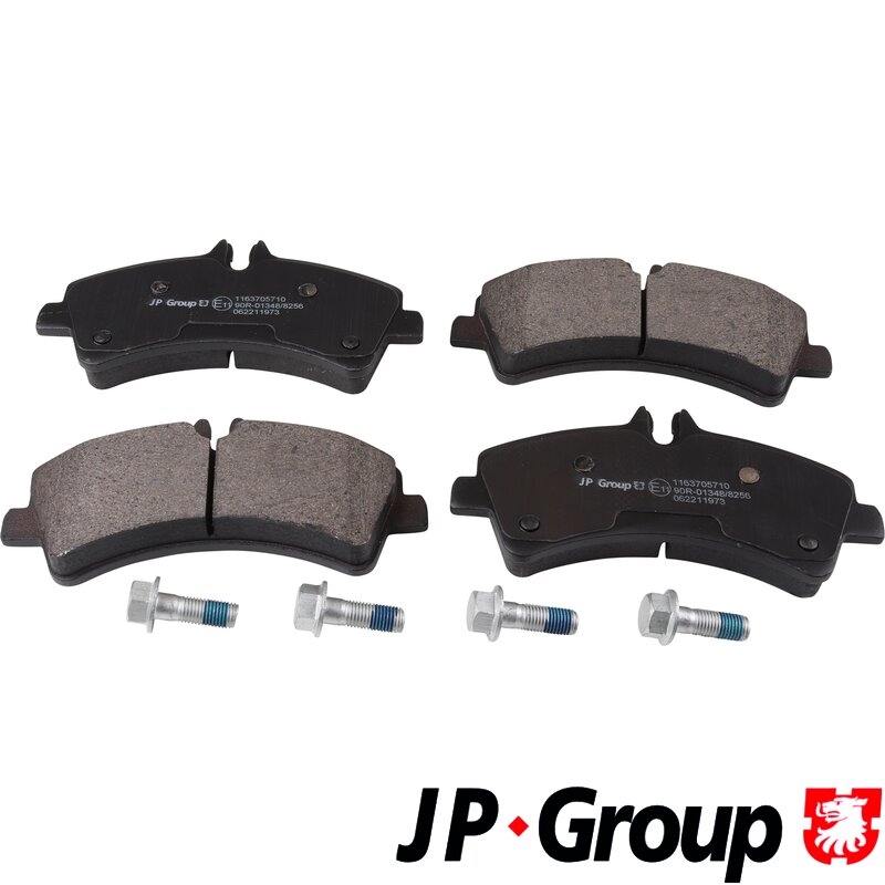 JP GROUP 1163705710 Колодки тормозные MERCEDES SPRINTER (906)/VOLKSWAGEN CRAFTER 06> задние
