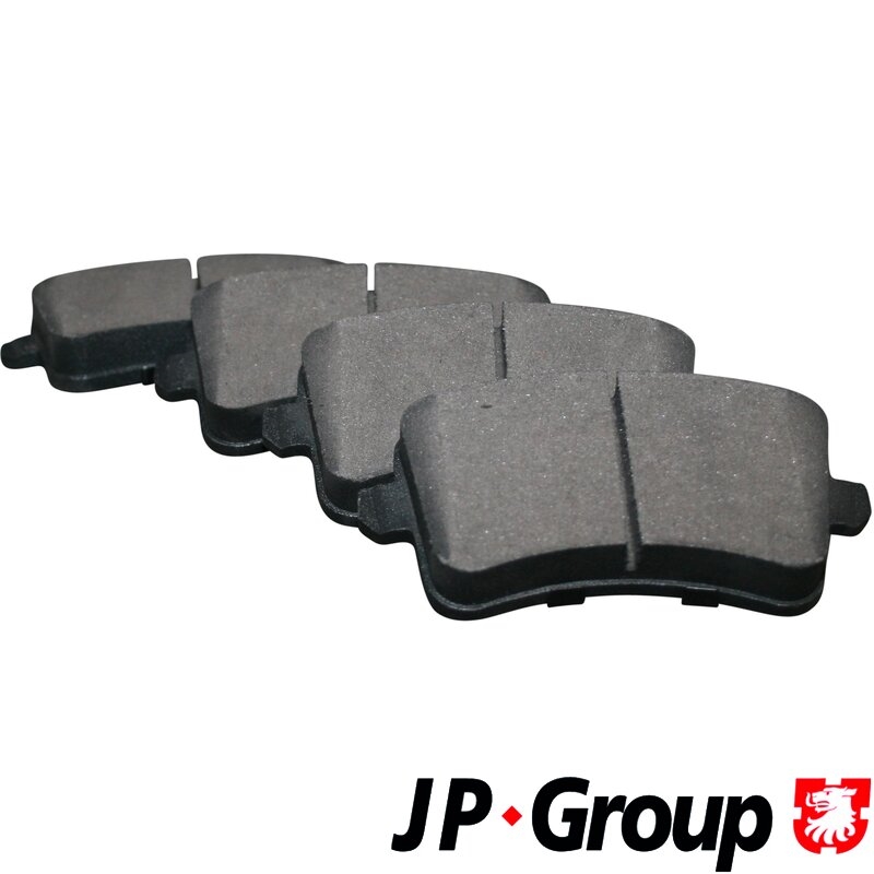 JP GROUP 1163706810 Колодки тормозные AUDI A4/A5/Q5 1.8-3.2 07- задние