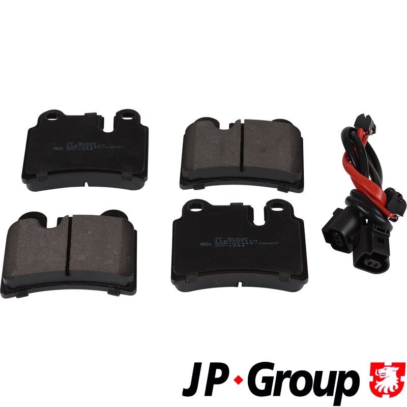 JP GROUP 1163707110 Колодки тормозные VOLKSWAGEN TOUAREG 06> R17 задние
