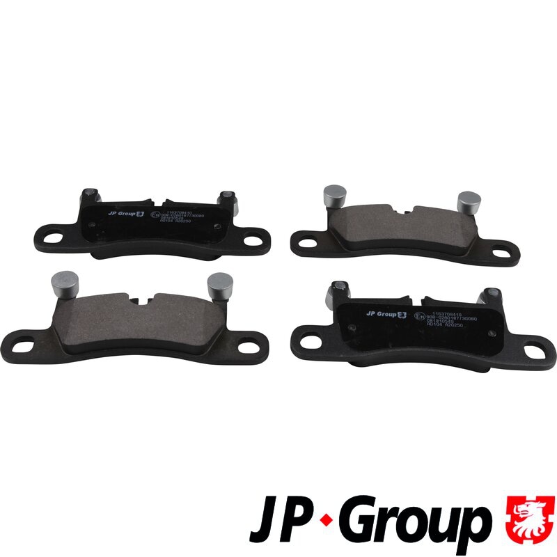 JP GROUP 1163708410 Колодки тормозные VW TOUAREG 3.0-4.2 10-/PORSCHE CAYENNE 3.0-4.8 10- задние