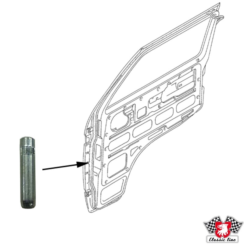 JP GROUP 1187450100 Штырь петли двери VW GOLF I/II/PASSAT/POLO/T4