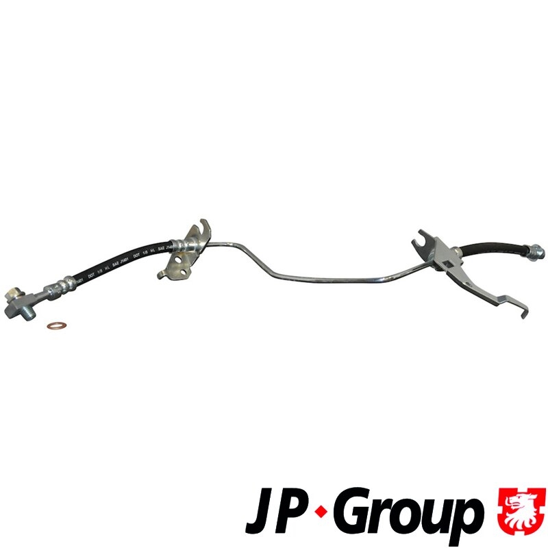 JP GROUP 1261700600 Шланг тормозной OPEL ASTRA G/H 99-/MERIVA 03-10/ZAFIRA 99- зад.лев.