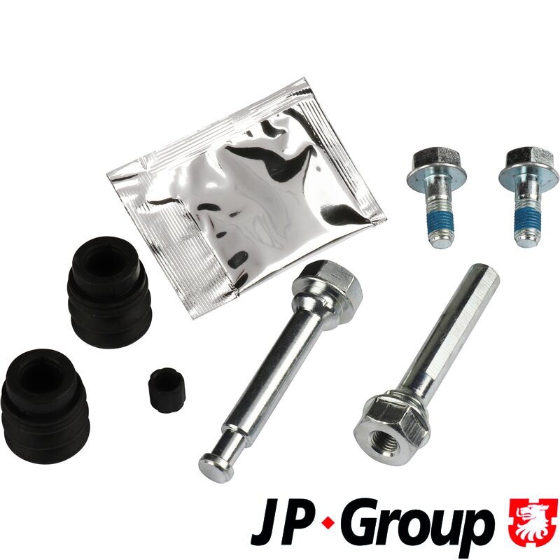 JP GROUP 1261951410 Ремкомплект суппорта (направл.c пыльн.) KIA SORENTO XM 09-/SOUL/RIO III 09-11-