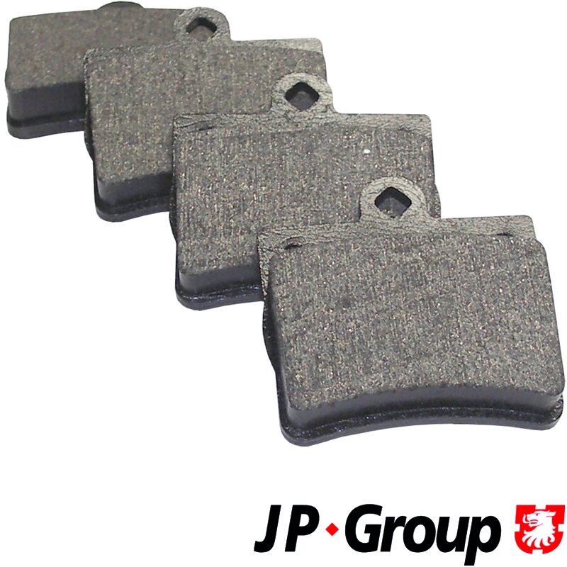 JP GROUP 1363700710 Колодки тормозные MERCEDES-BENZ W202/W203/W209/W210/R171/CHRYSLER CROSSFIRE зад.