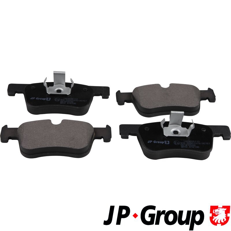 JP GROUP 1463606110 Колодки тормозные BMW 1 F20/21 /3 F30/34/35 /4 F32/36 передние