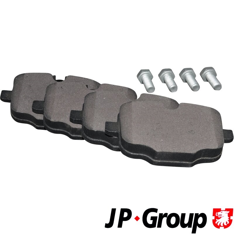 JP GROUP 1463701710 Колодки тормозные BMW 5 F10/F11 3.0-4.4 10- задние