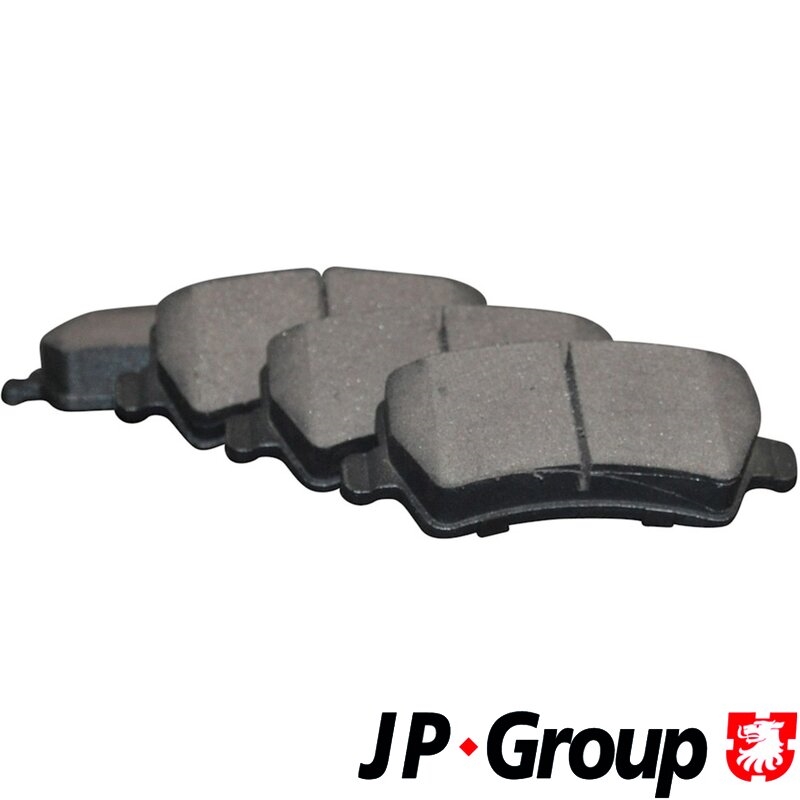 JP GROUP 1563700810 Колодки тормозные FORD GALAXY/S-MAX/VOLVO S80/V70/XC60/XC70 07- задние