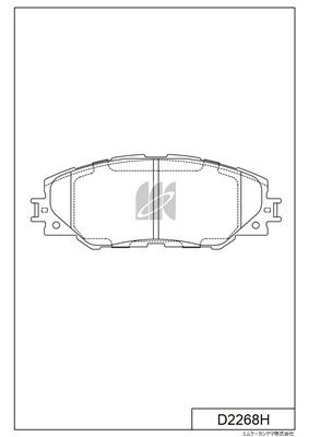KASHIYAMA D2268H Колодки TOYOTA RAV4 05->