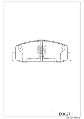 KASHIYAMA D3027H Колодки тормозные MAZDA RX 7 92>/MAZDA 323 1.8 T/626 91>94 задние