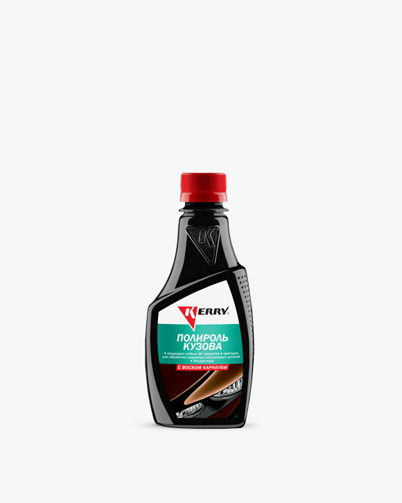 KERRY KR250 Полироль кузова (воск карнаубы)  250мл