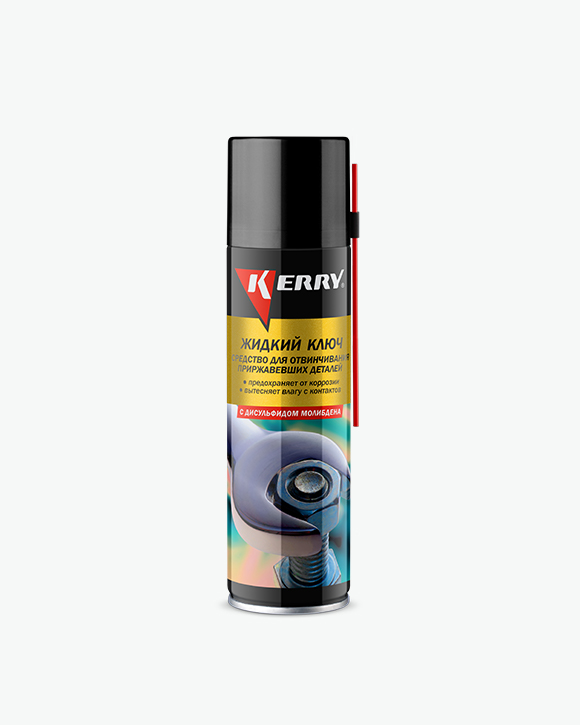 KERRY KR9402 Жидкий ключ с дисульфидом молибдена KERRY 335мл