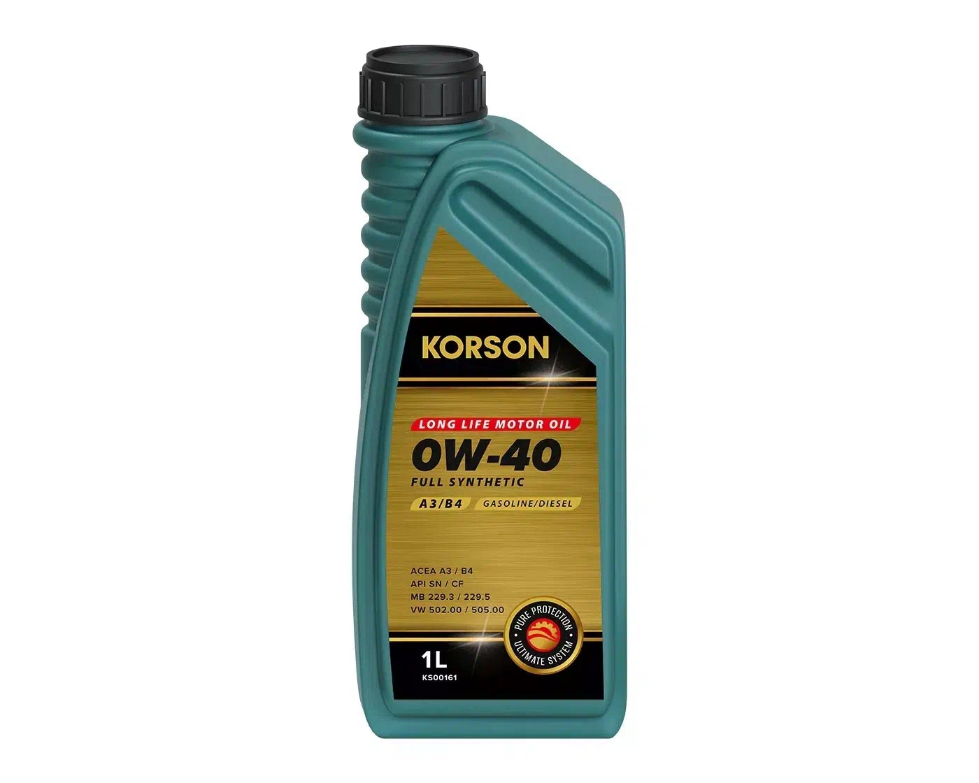 KORSON KS00161 0W-40 FULL SYNTHETIC A3/B4 1л (синт. мотор. масло.)