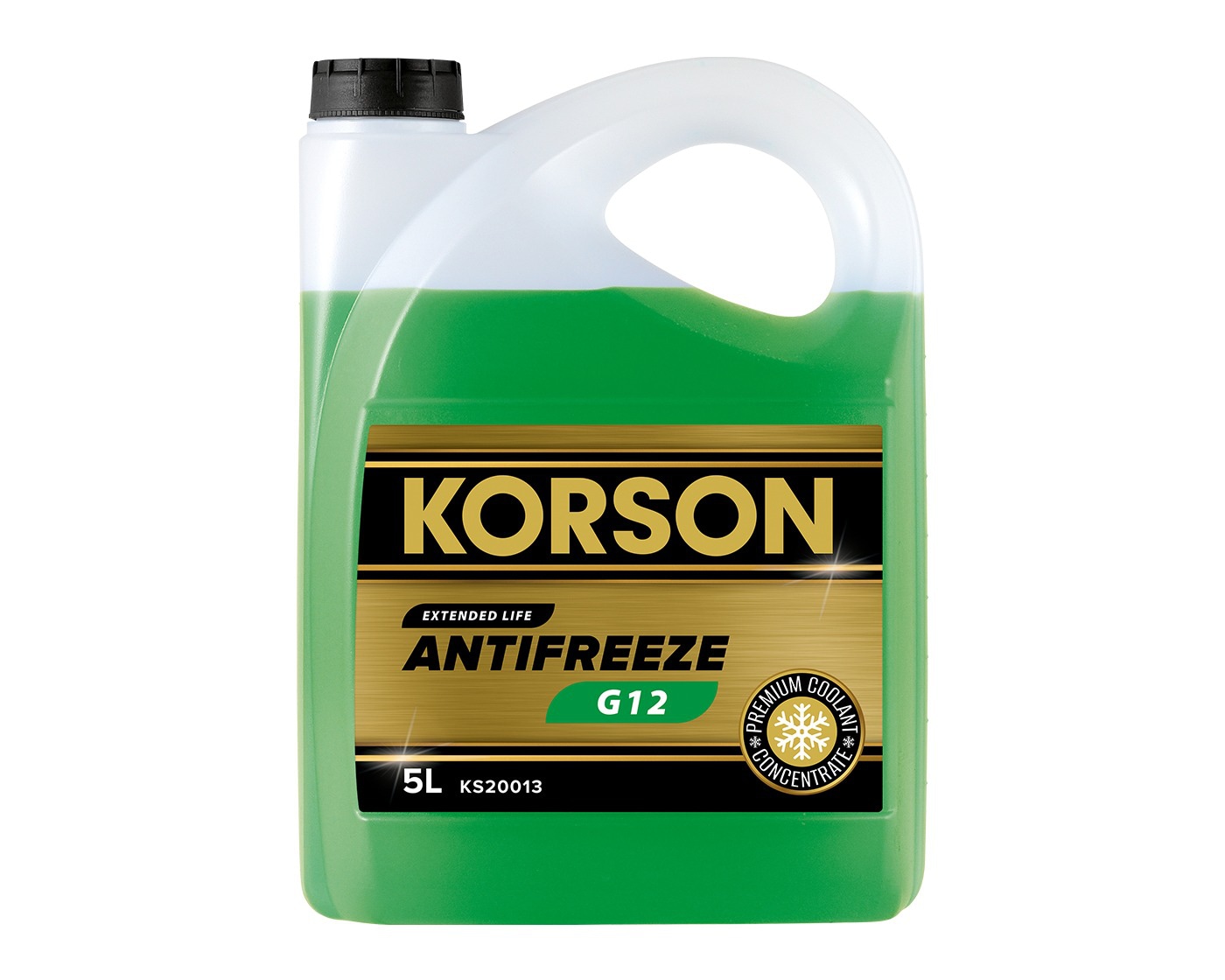KORSON KS20013 Антифриз, концентрат G12 зеленый 5л