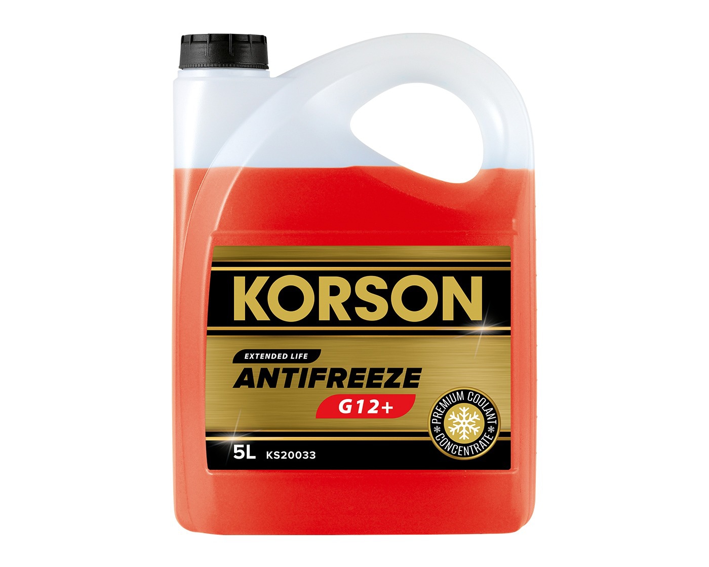 KORSON KS20033 Антифриз, концентрат G12+ красный 5л