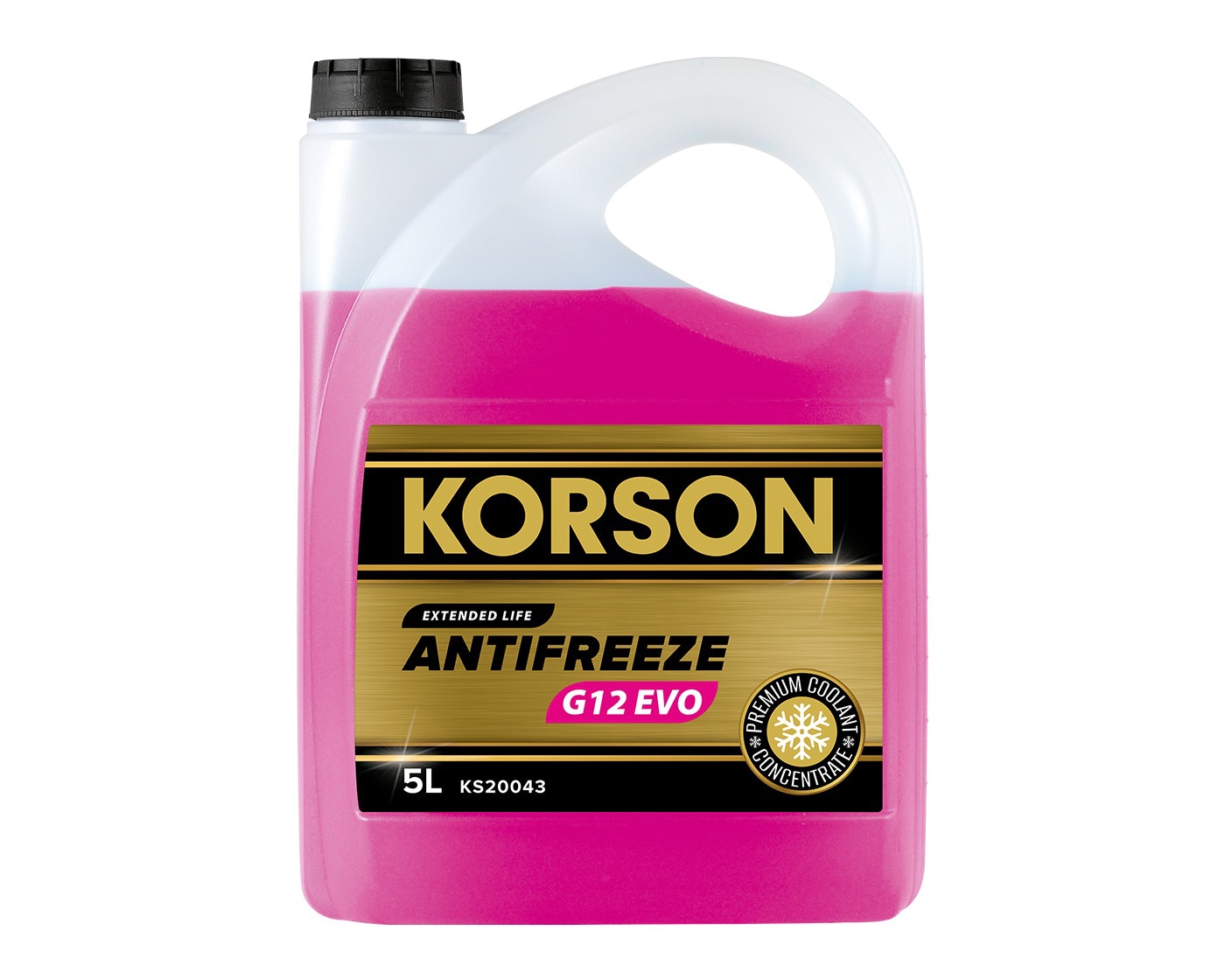 KORSON KS20043 Антифриз, концентрат G12 EVO розовый 5л