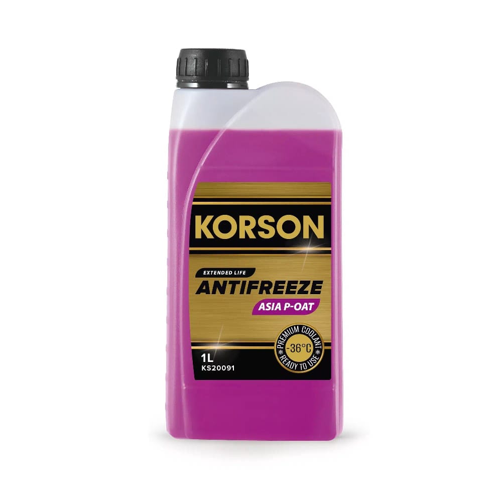 KORSON KS20091 Антифриз, готовый раствор ASIA Р-ОАТ фиолетовый -36 1л