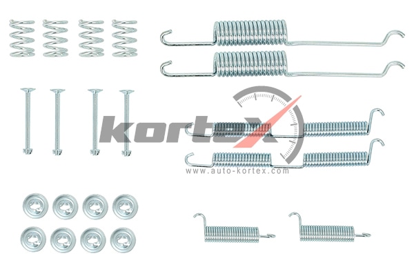KORTEX KBD007 Ремкомплект барабанных колодок SSANGYONG KYRON/ACTYON/REXTON